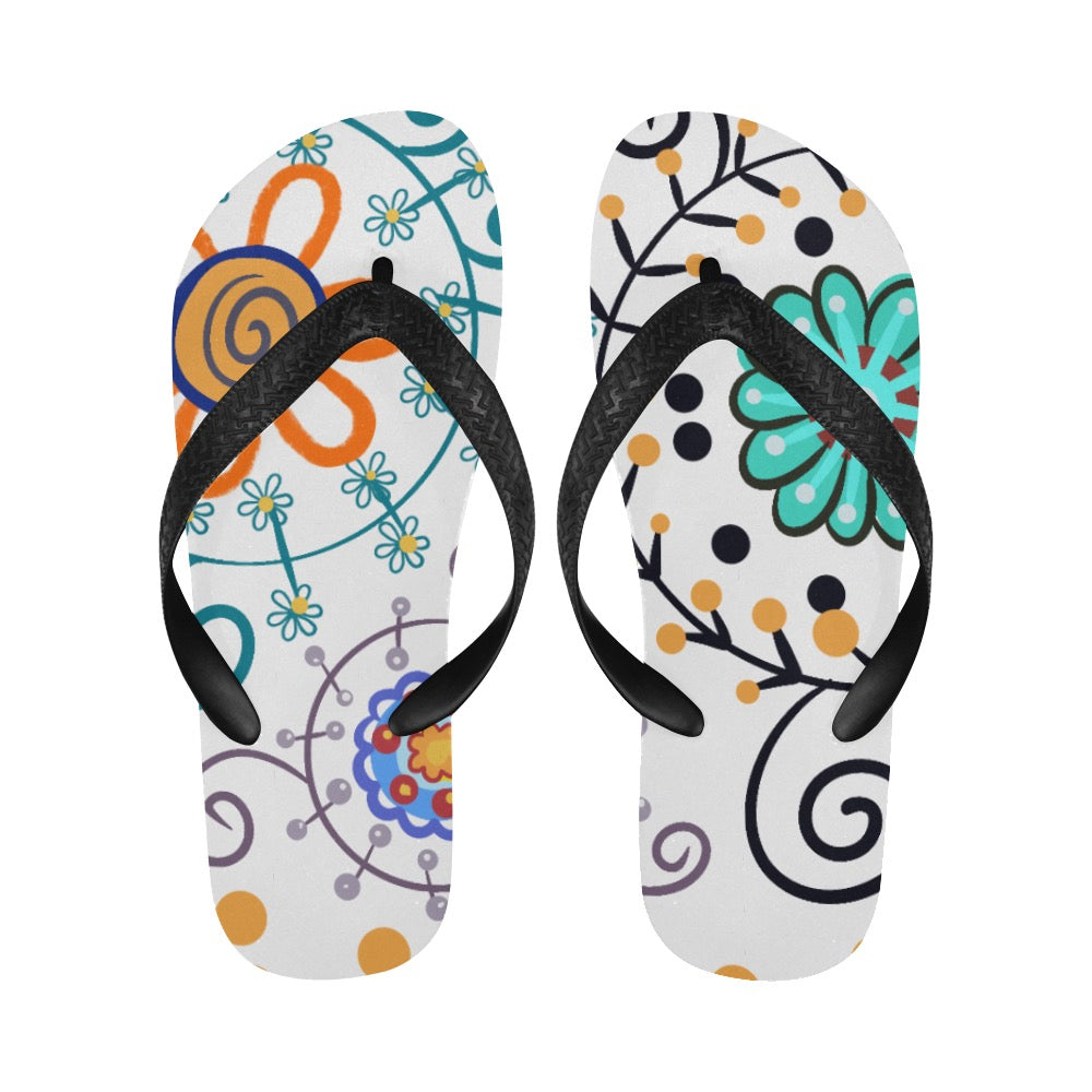 Flip Flops unisex with abstract print