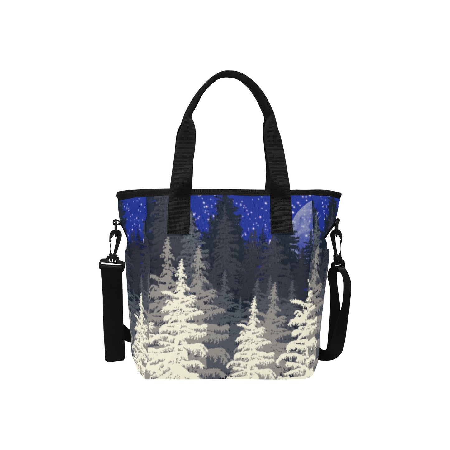 Forest Tote Bag with Shoulder Strap (1724)