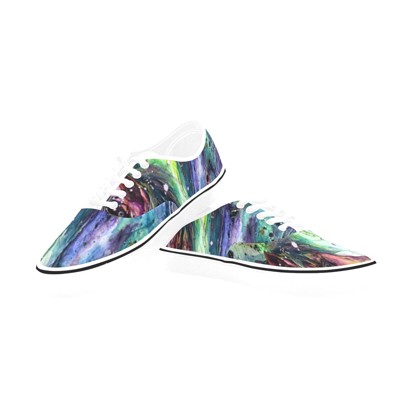 Unisex Classic Canvas Low Top Shoe mixed art