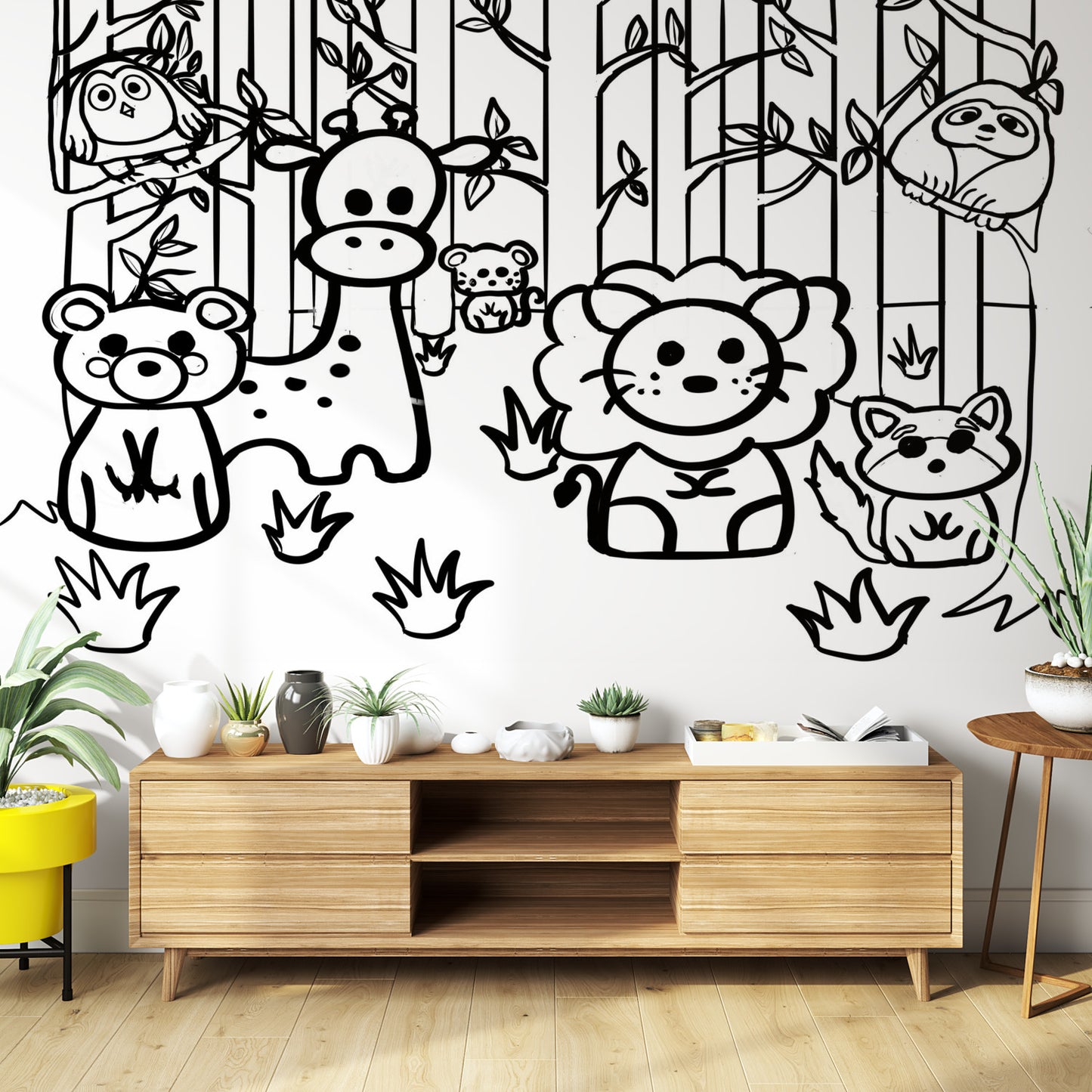 Color my Walls Baby Jungle Wall Murals