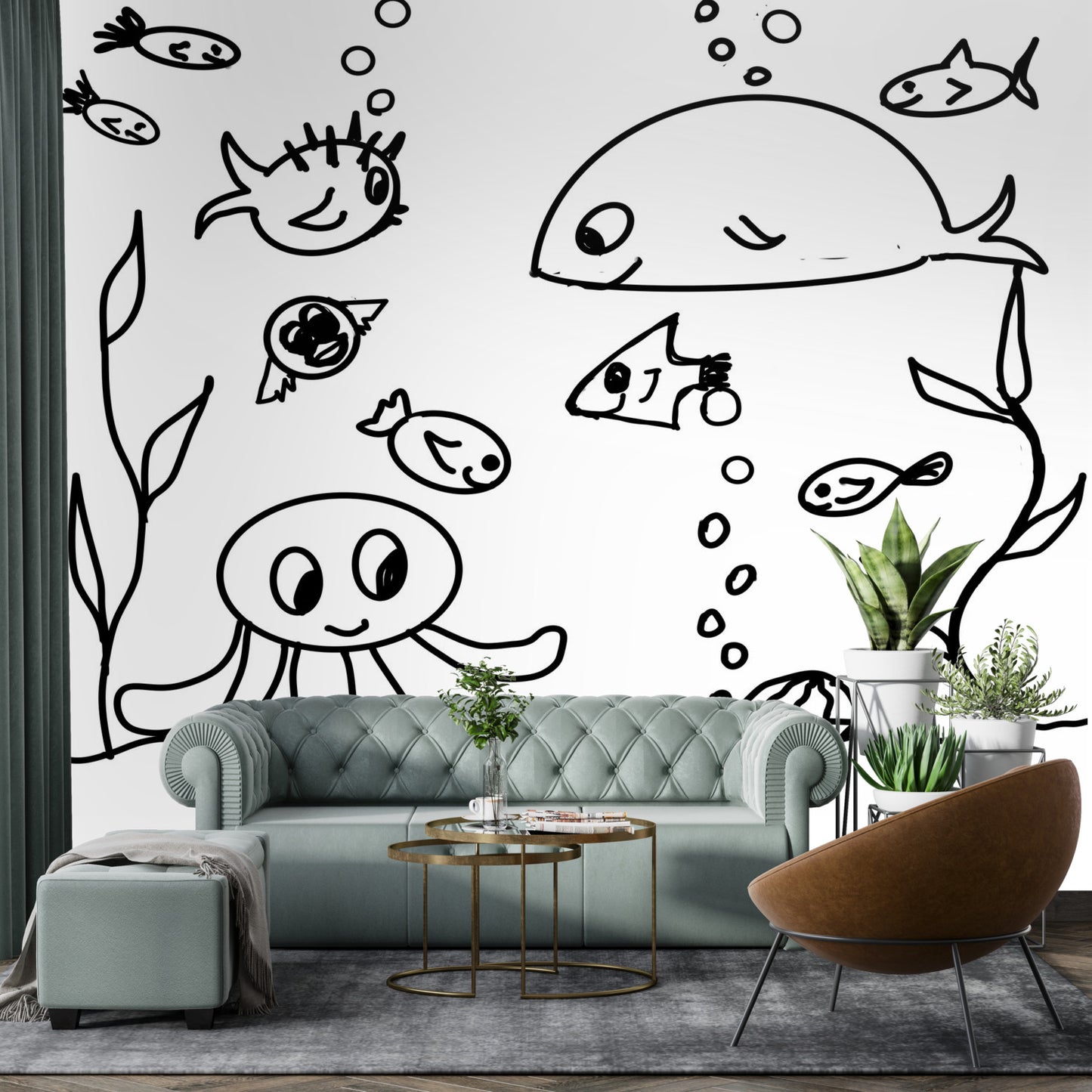 Color my Walls Baby Ocean Wall Murals