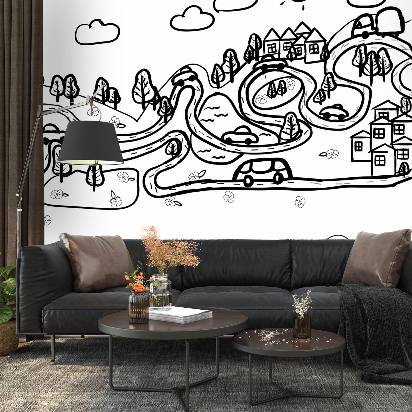 Color my Walls A Drive in the Country Wall Murals