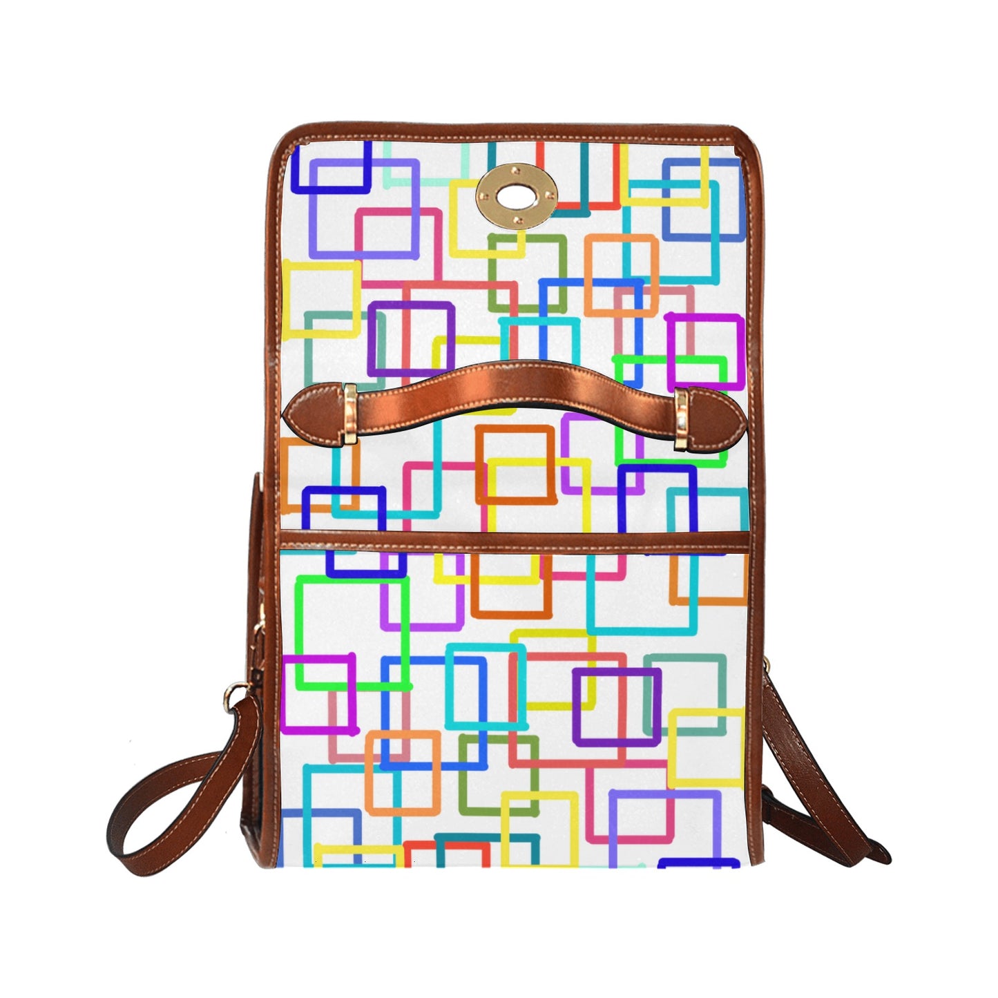 Waterproof Canvas Bag- squares