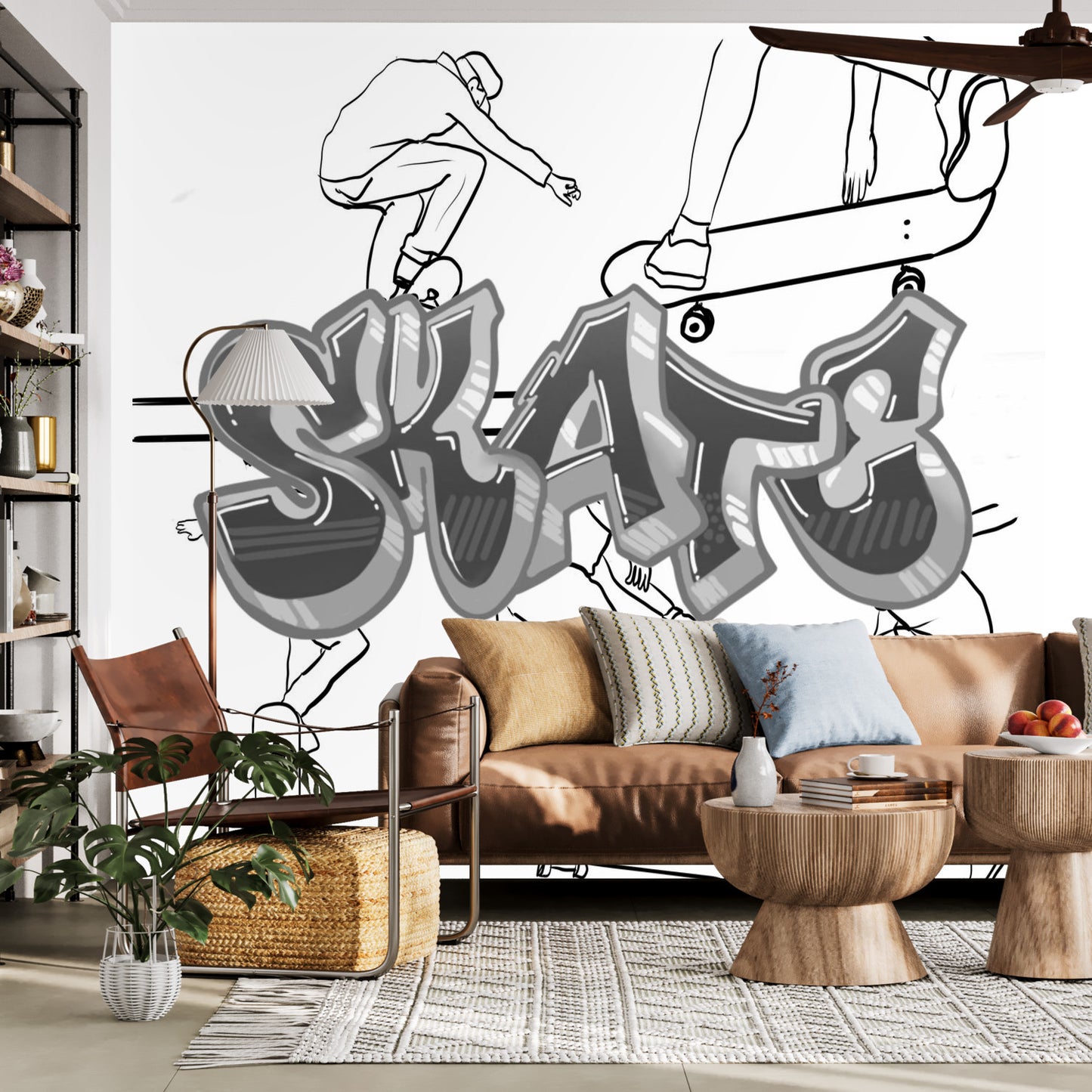 Color my Walls SKATE Wall Murals