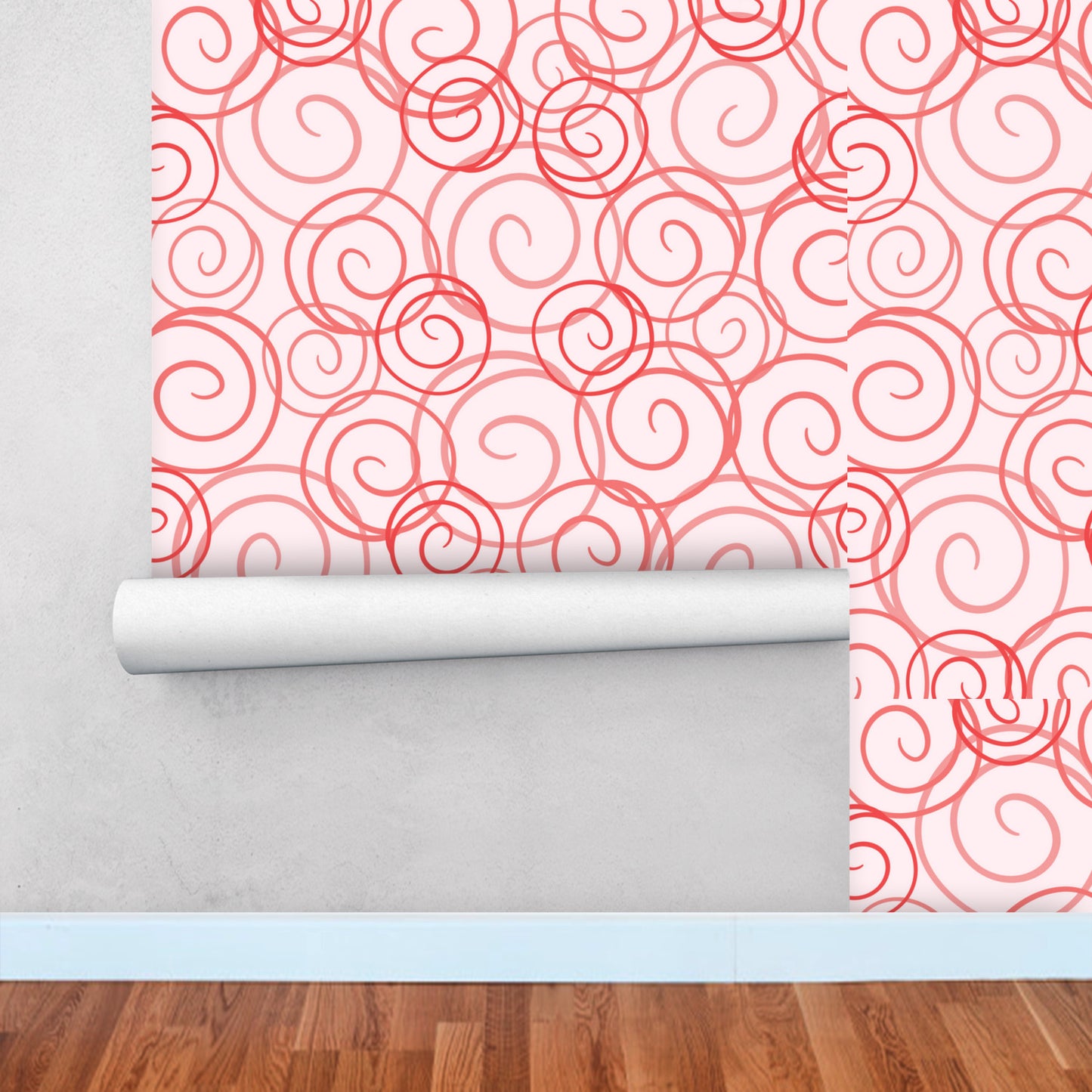 Pink Cotton Candy Peel and Stick Wallpaper Roll