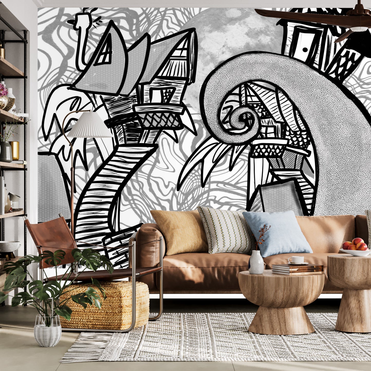 Color my Walls Crooked City Wall Murals