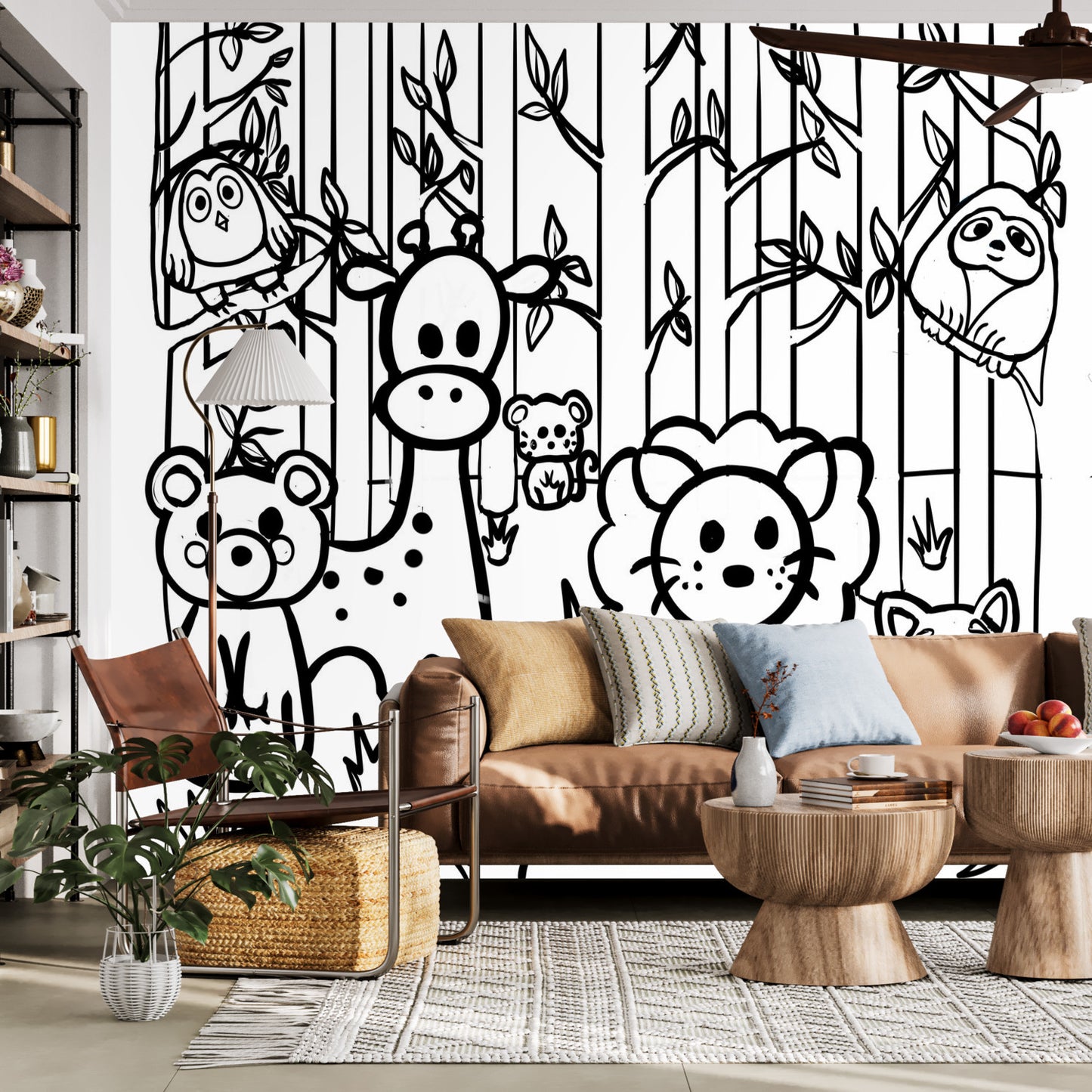 Color my Walls Baby Jungle Wall Murals