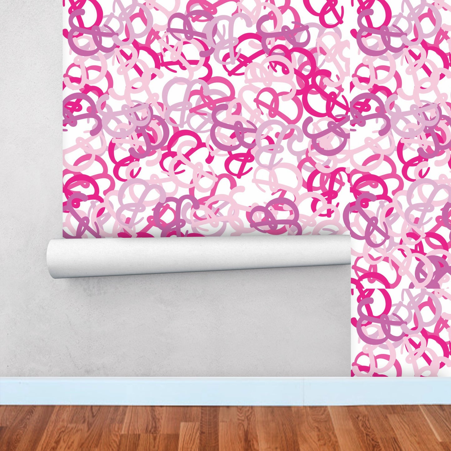 B Girl peel and stick Wallpaper Panels