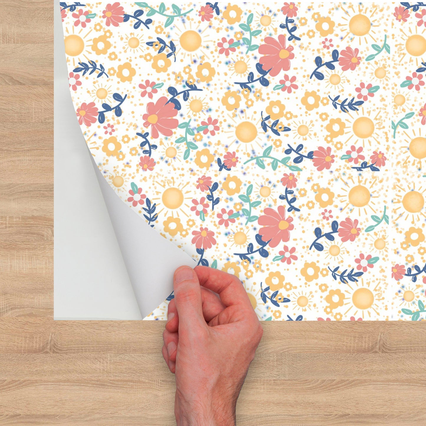 Tiny Flowers peel and stick Wallpaper Panels