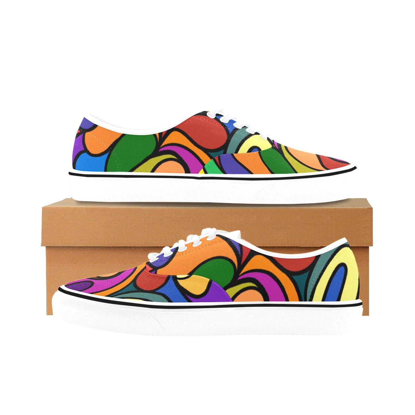 Unisex Classic Canvas Low Top Shoes groovy