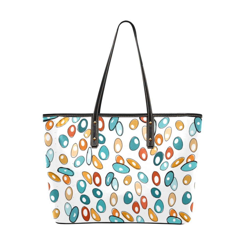 Retro Leather Tote Bag