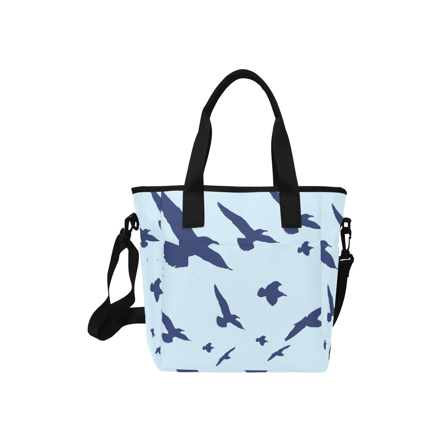 Tote Bag with Shoulder Strap (1724) flying free.