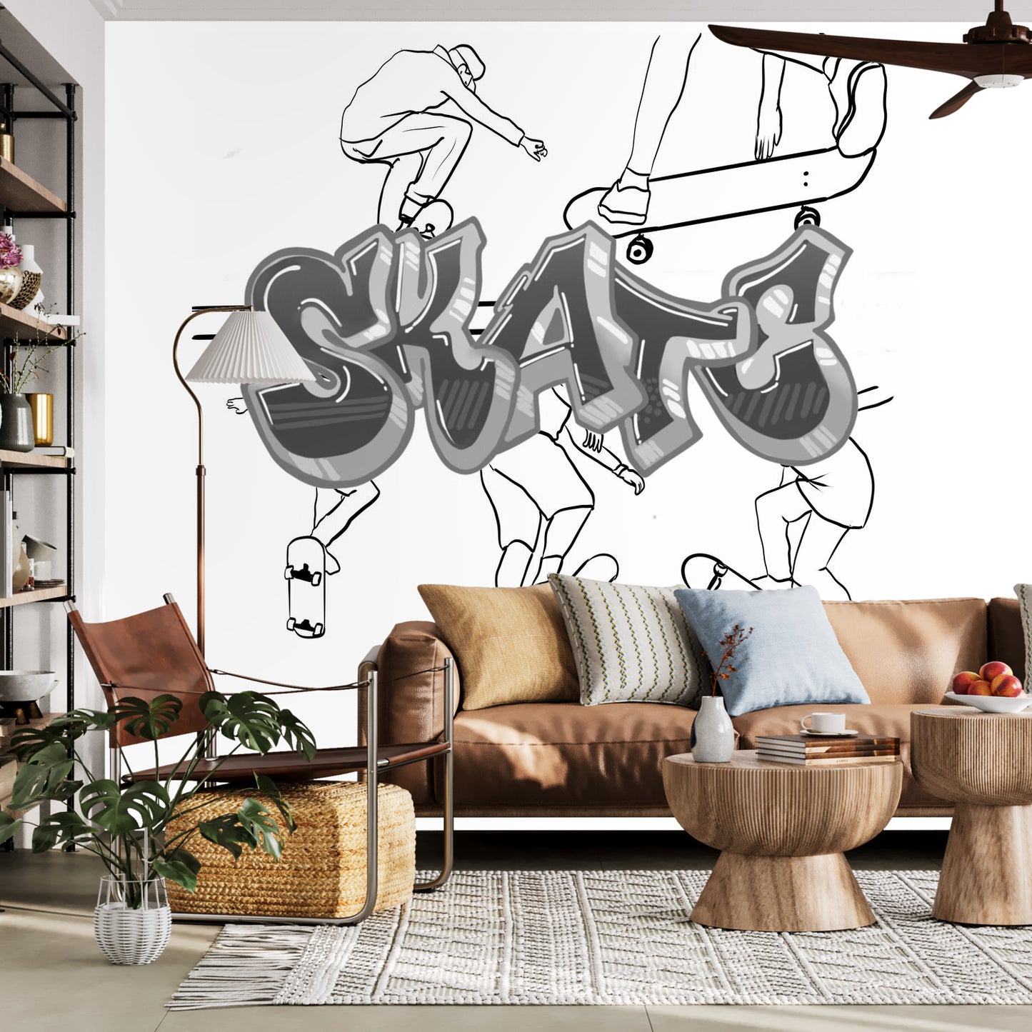 Color my Walls SKATE Wall Murals