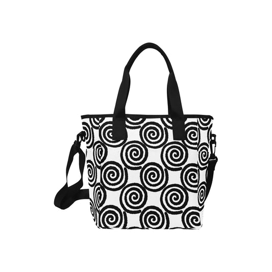 Tote Bag with Shoulder Strap (1724) swirls