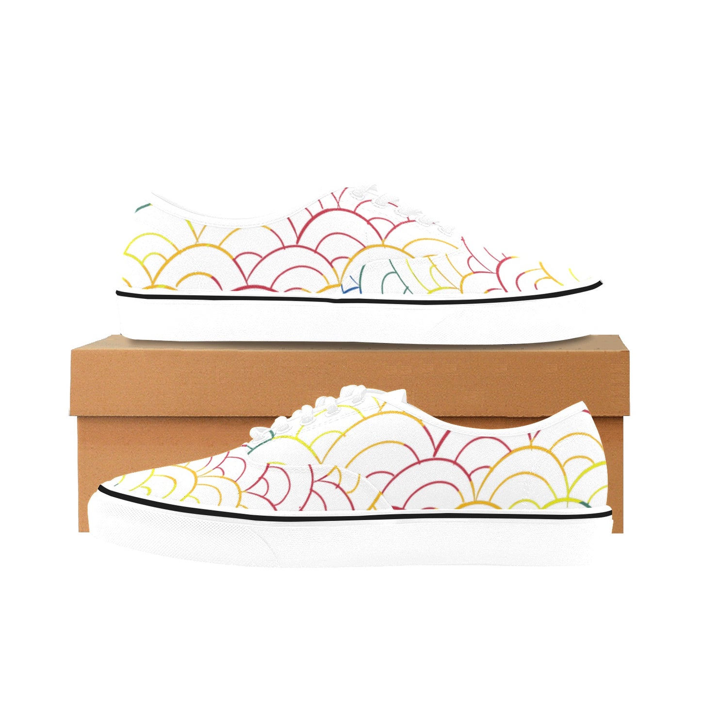 Unisex Classic Canvas Low Top Shoes rainbow