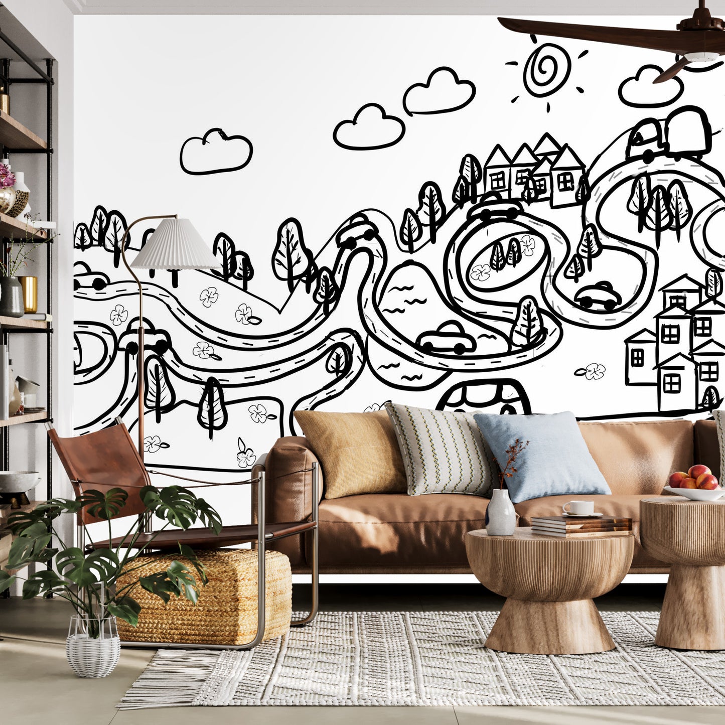 Color my Walls A Drive in the Country Wall Murals