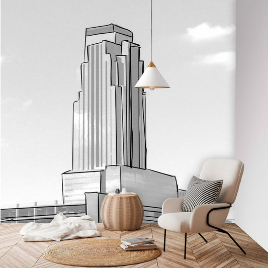 Color my Wall Houston Skyrise Wall Murals