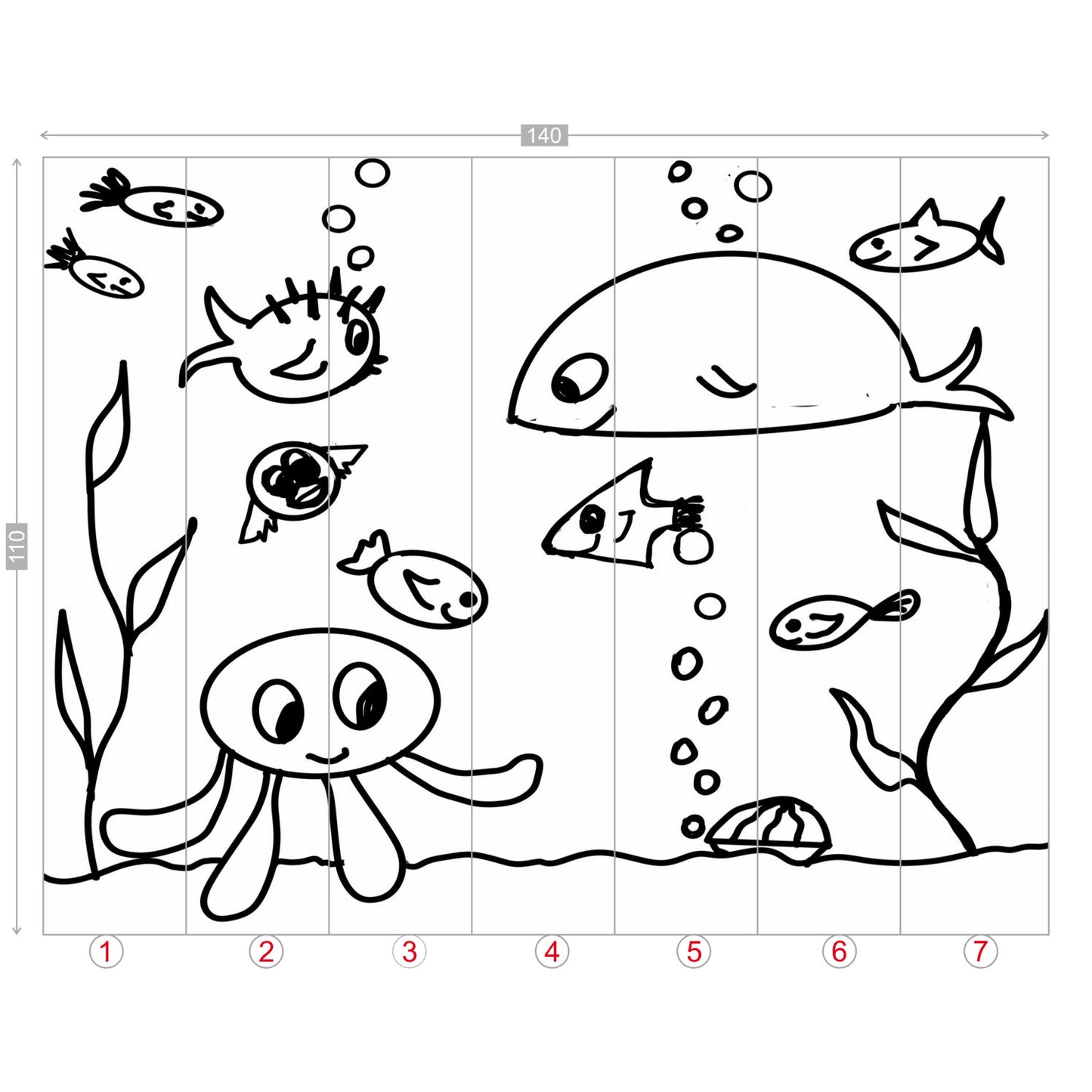 Color my Walls Baby Ocean Wall Murals