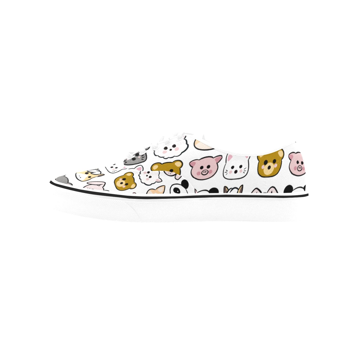 Classic Canvas Low Top Shoe Unisex Baby Animals