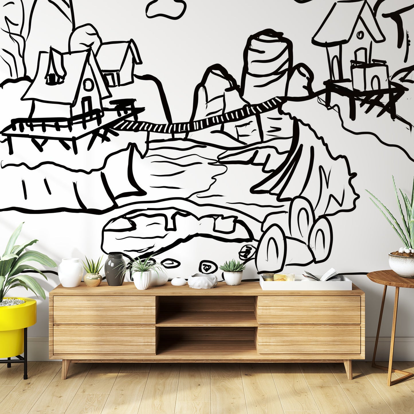 Color my Walls Bridged Friends Wall Murals