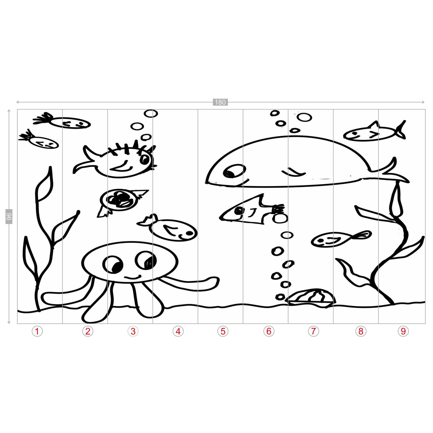 Color my Walls Baby Ocean Wall Murals