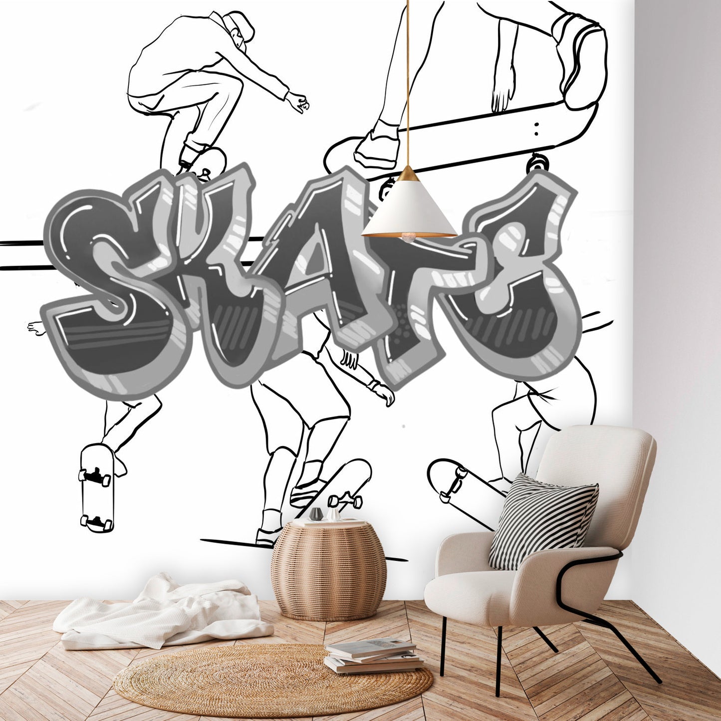 Color my Walls SKATE Wall Murals