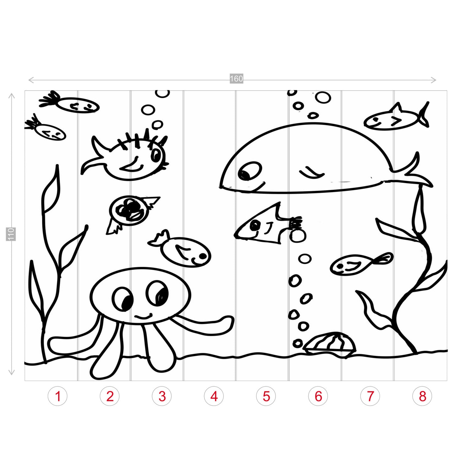 Color my Walls Baby Ocean Wall Murals