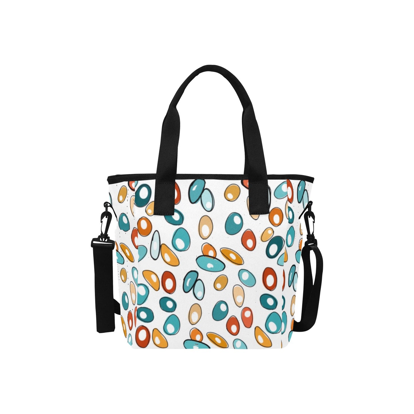 Retro Tote Bag with Shoulder Strap