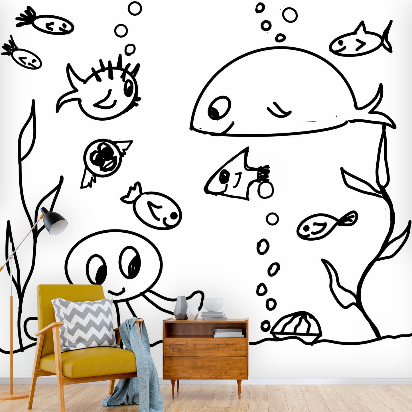 Color my Walls Baby Ocean Wall Murals