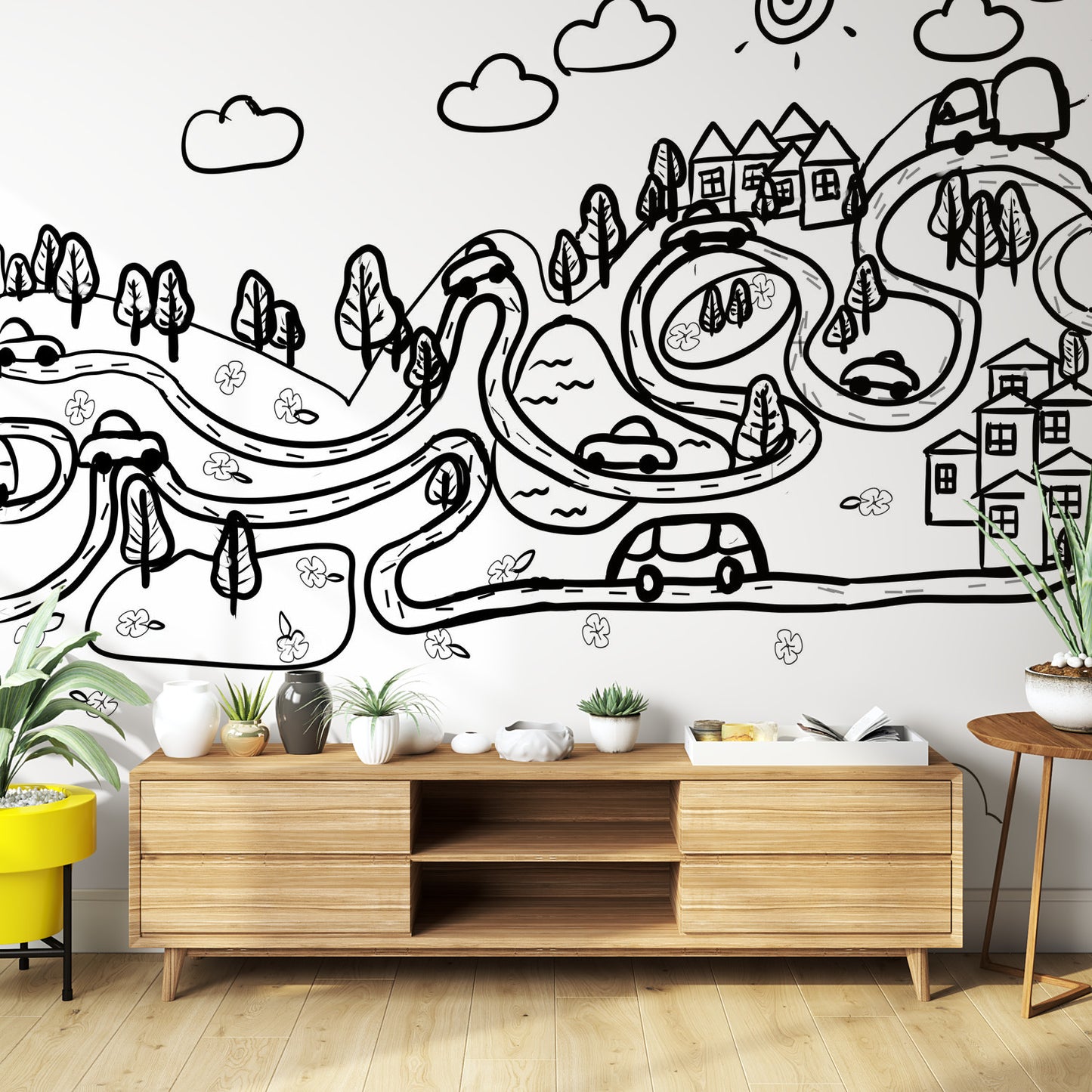 Color my Walls A Drive in the Country Wall Murals