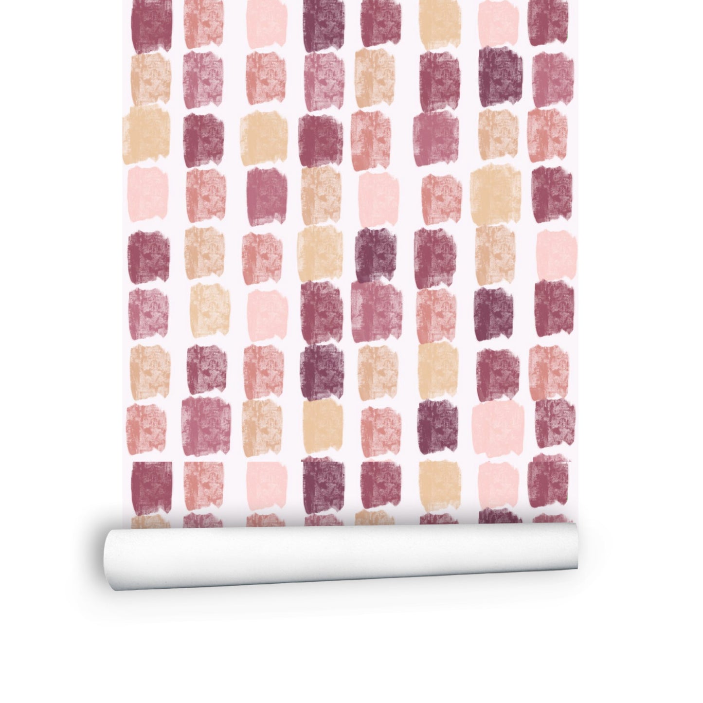 Blots of pinks Peel and Stick Wallpaper Roll