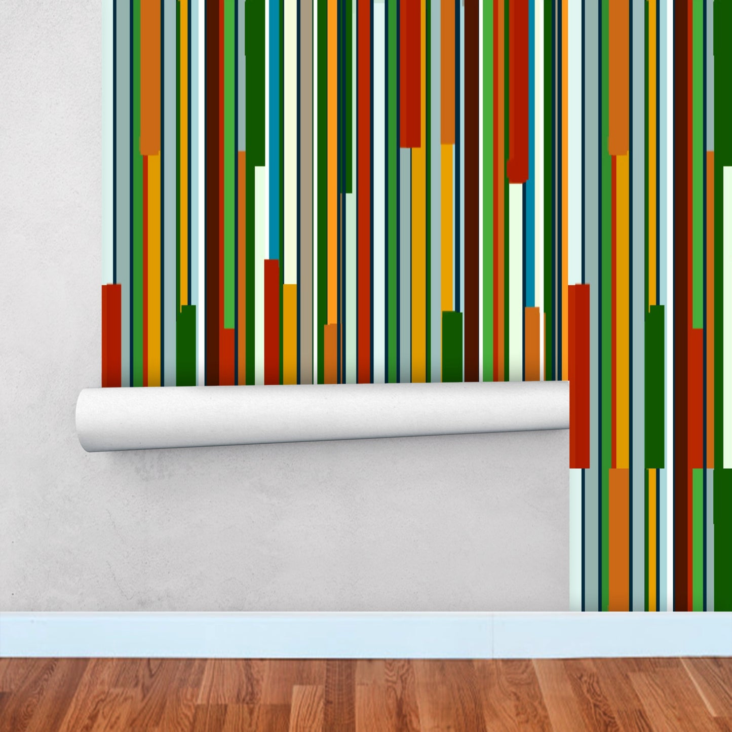 Lines and Stripes Peel and Stick Wallpaper Roll