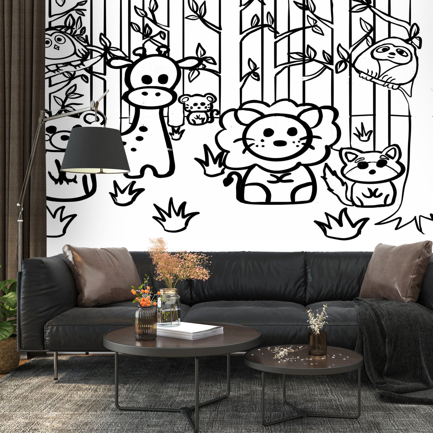 Color my Walls Baby Jungle Wall Murals