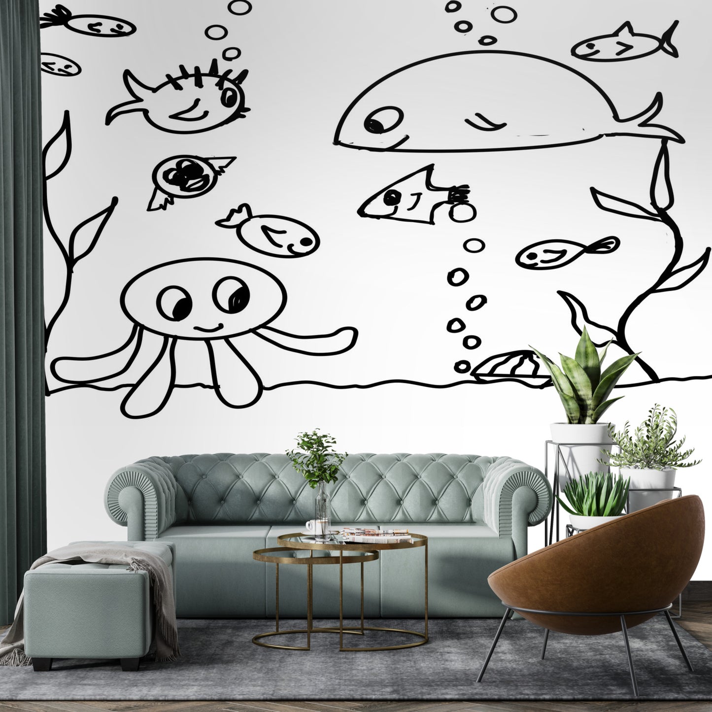 Color my Walls Baby Ocean Wall Murals