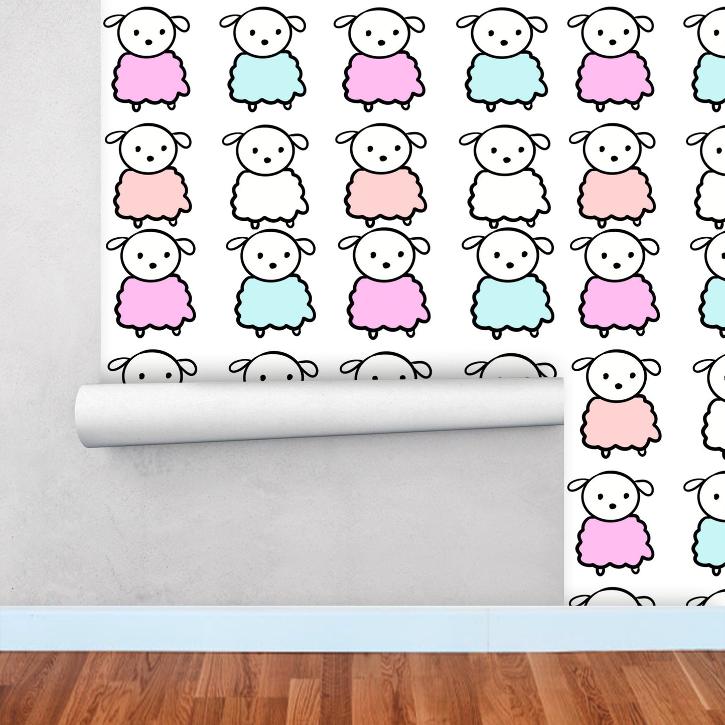 Counting sheep Wallpaper