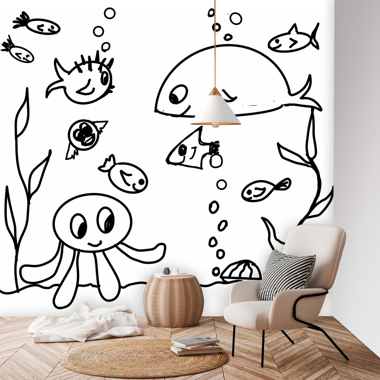 Color my Walls Baby Ocean Wall Murals