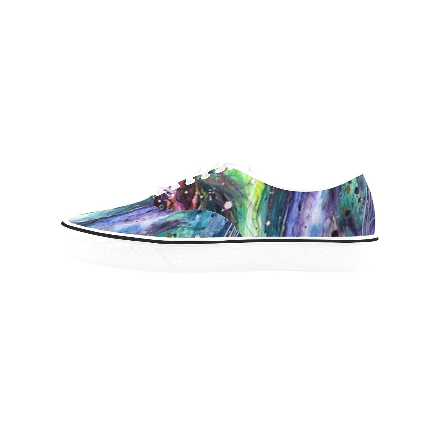 Unisex Classic Canvas Low Top Shoe mixed art