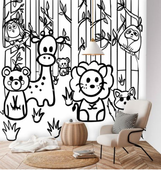 Color my Walls Mural