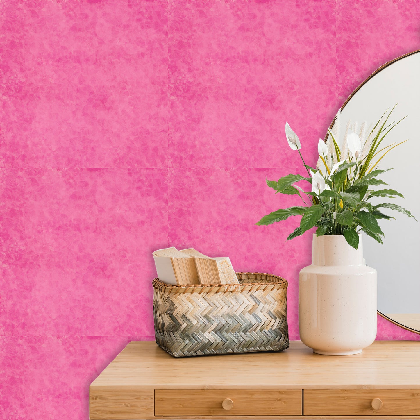 Hot pink Wallpaper Panels