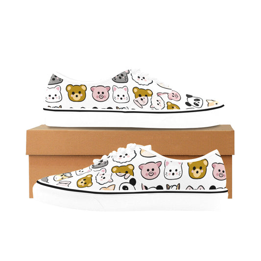 Classic Canvas Low Top Shoe Unisex Baby Animals