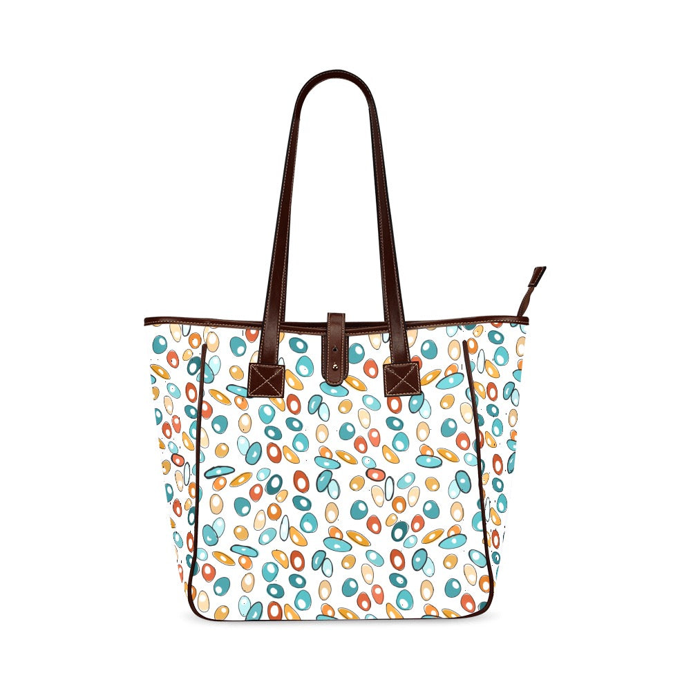 Retro Oval Classic Tote Bag