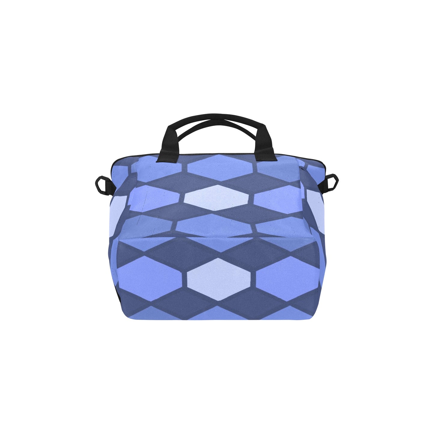 Tote Bag with Shoulder Strap (1724) Blue diamonds'I