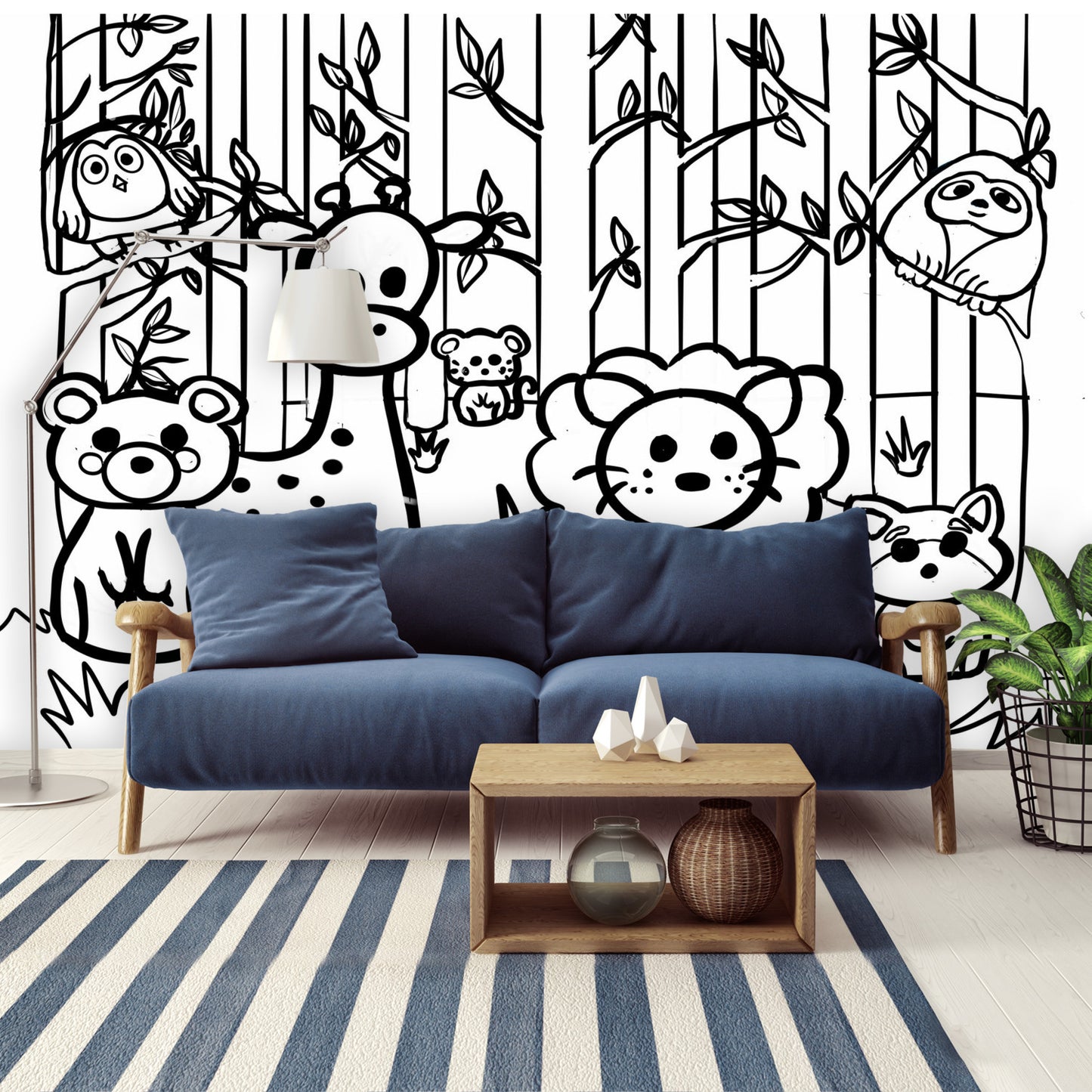 Color my Walls Baby Jungle Wall Murals