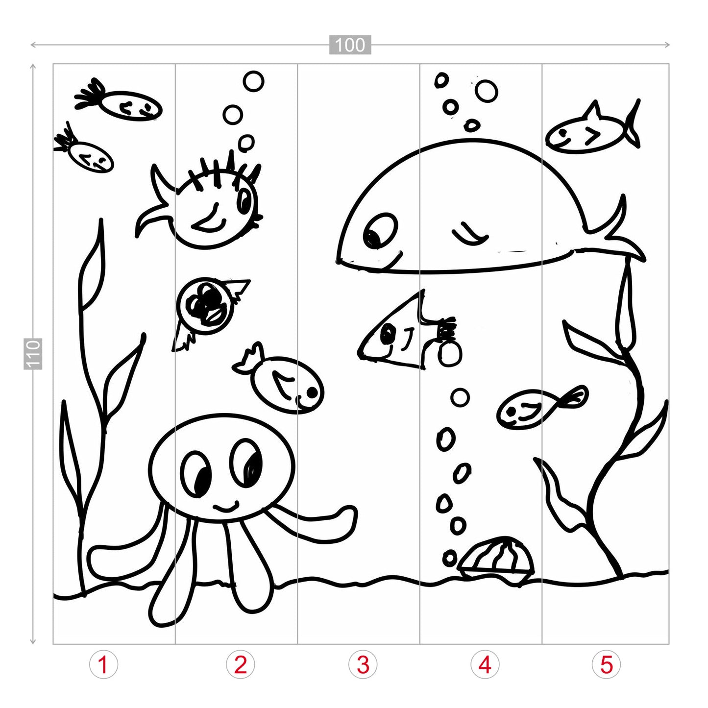 Color my Walls Baby Ocean Wall Murals