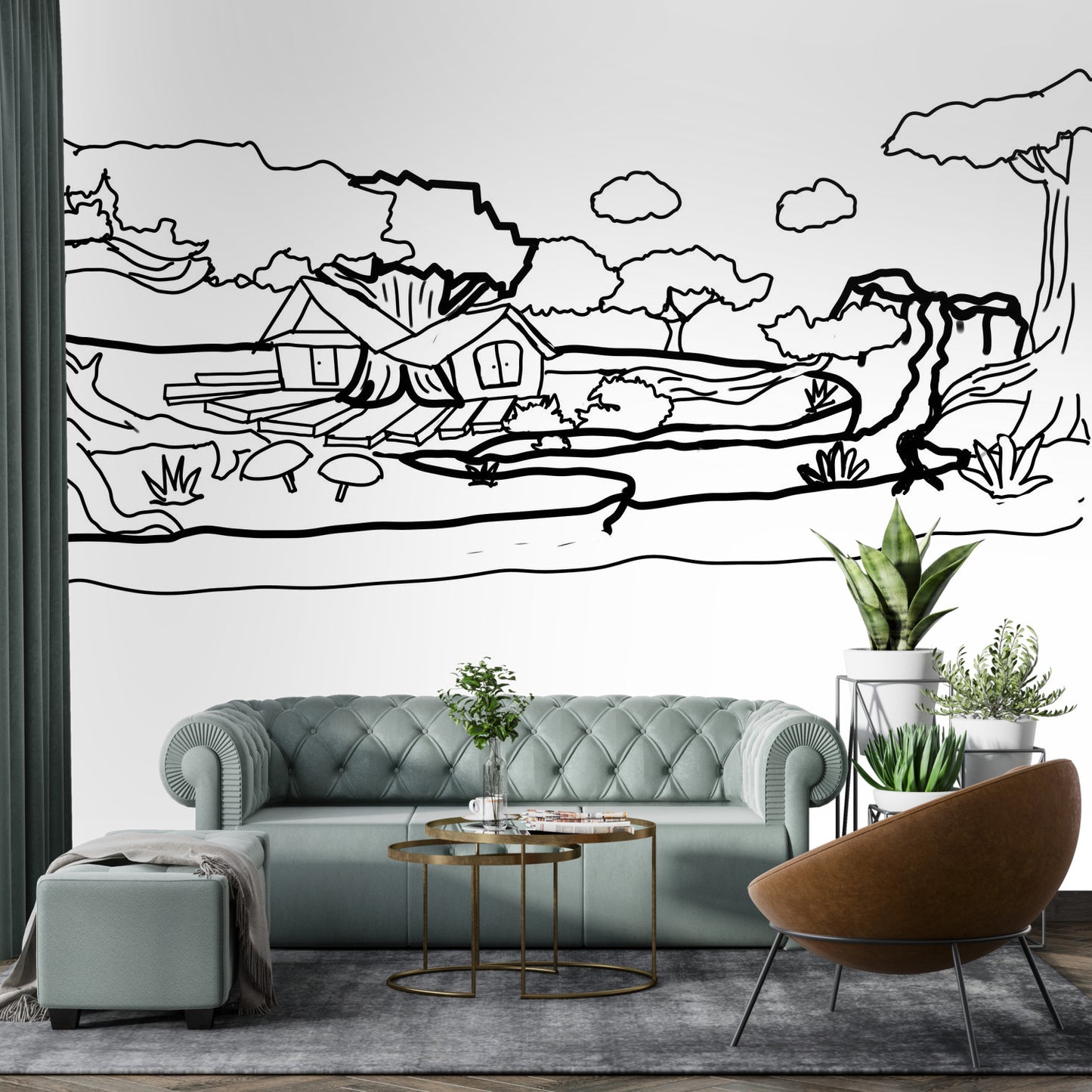 Color my Walls Secret Island Wall Murals