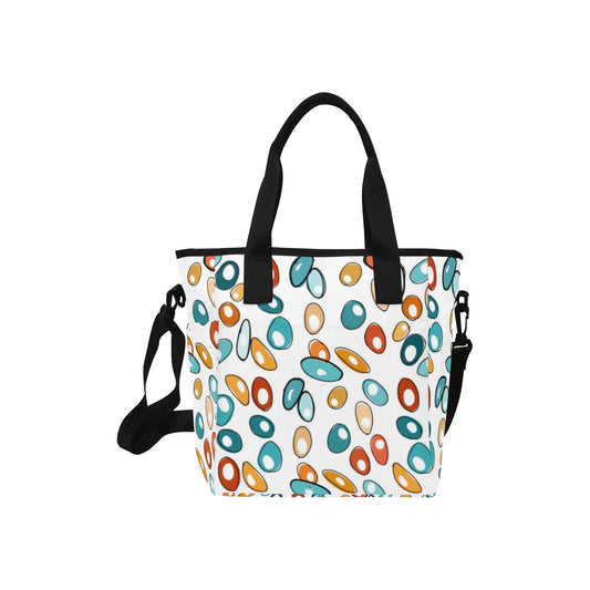 Retro Tote Bag with Shoulder Strap