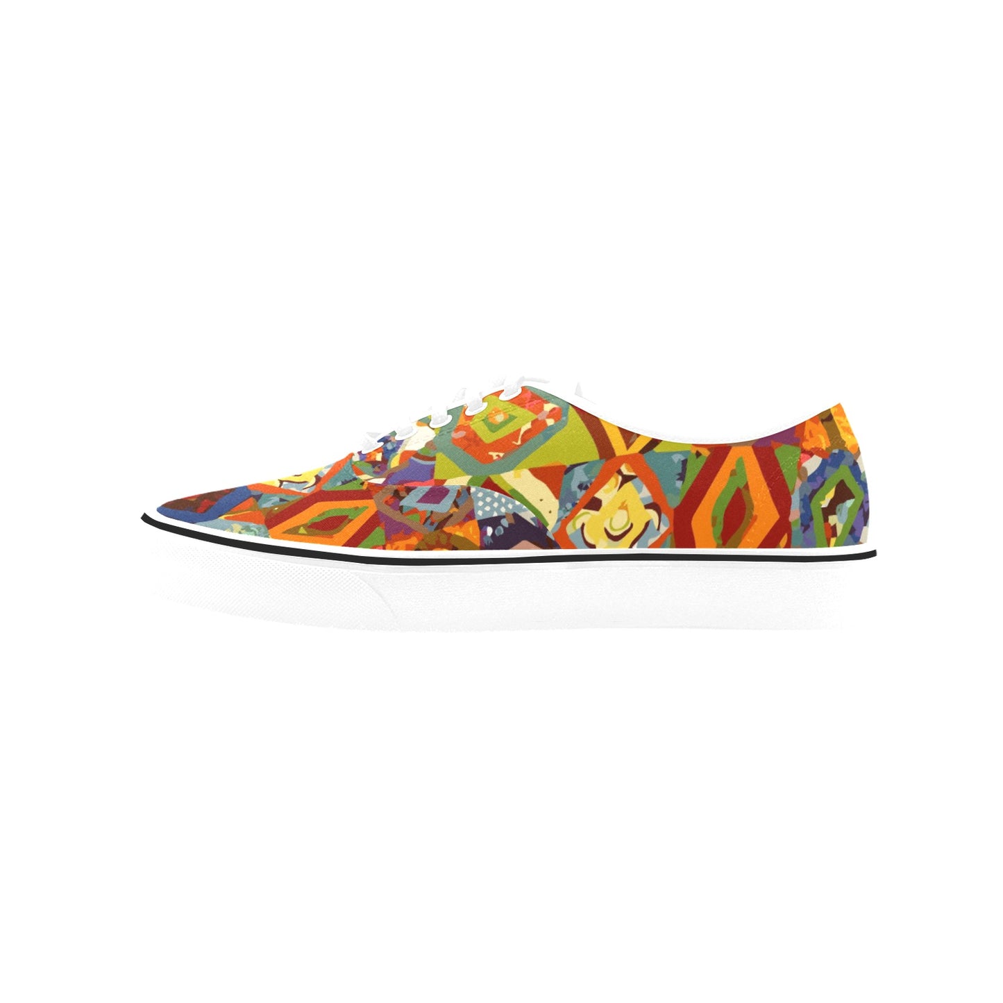 Men's Classic Canvas Low Top Shoe(ModelE001-4) fun