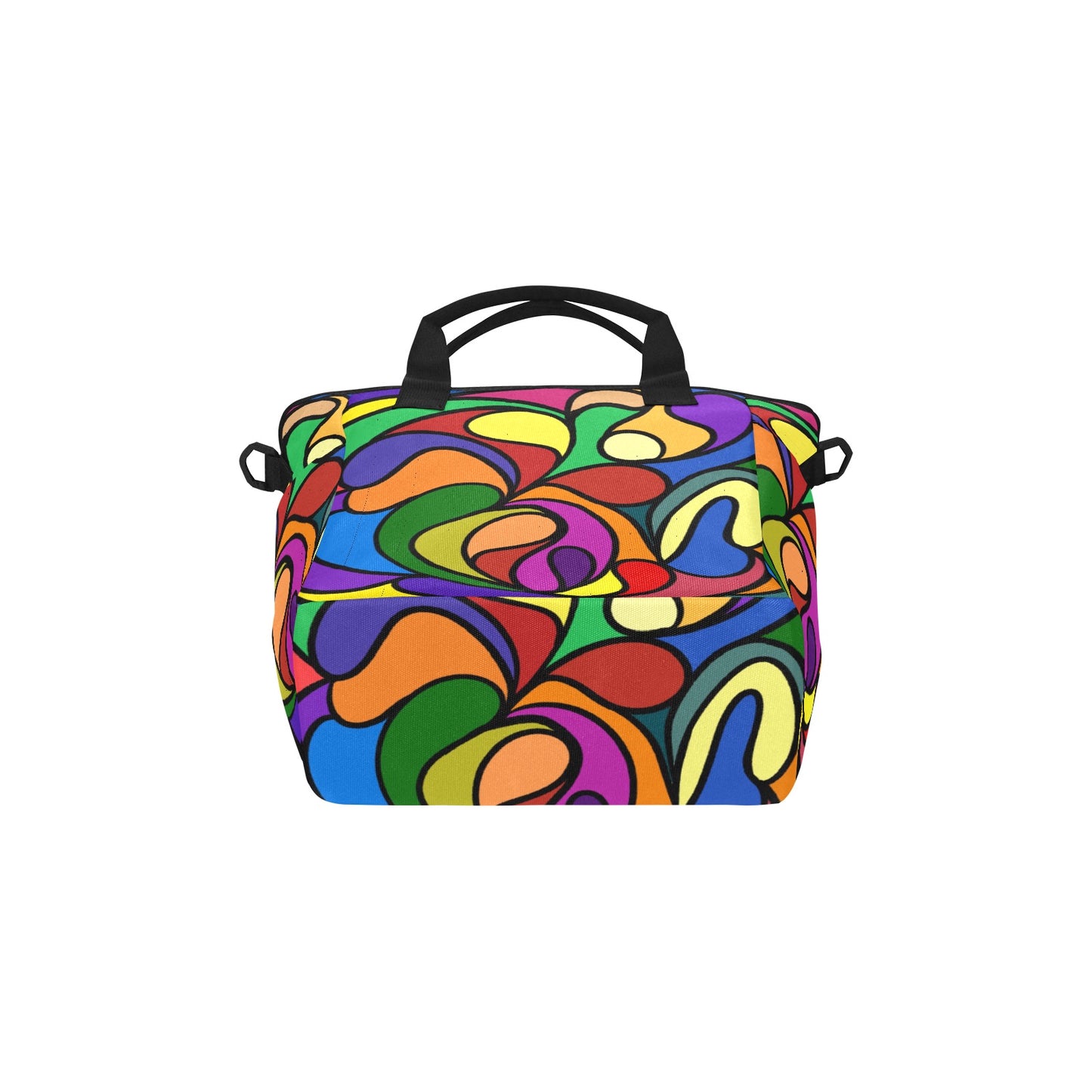 Tote Bag with Shoulder Strap (1724) groovy