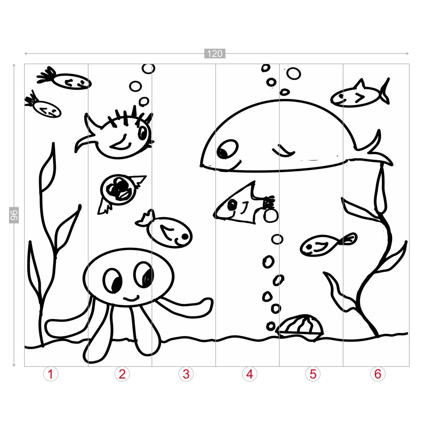 Color my Walls Baby Ocean Wall Murals