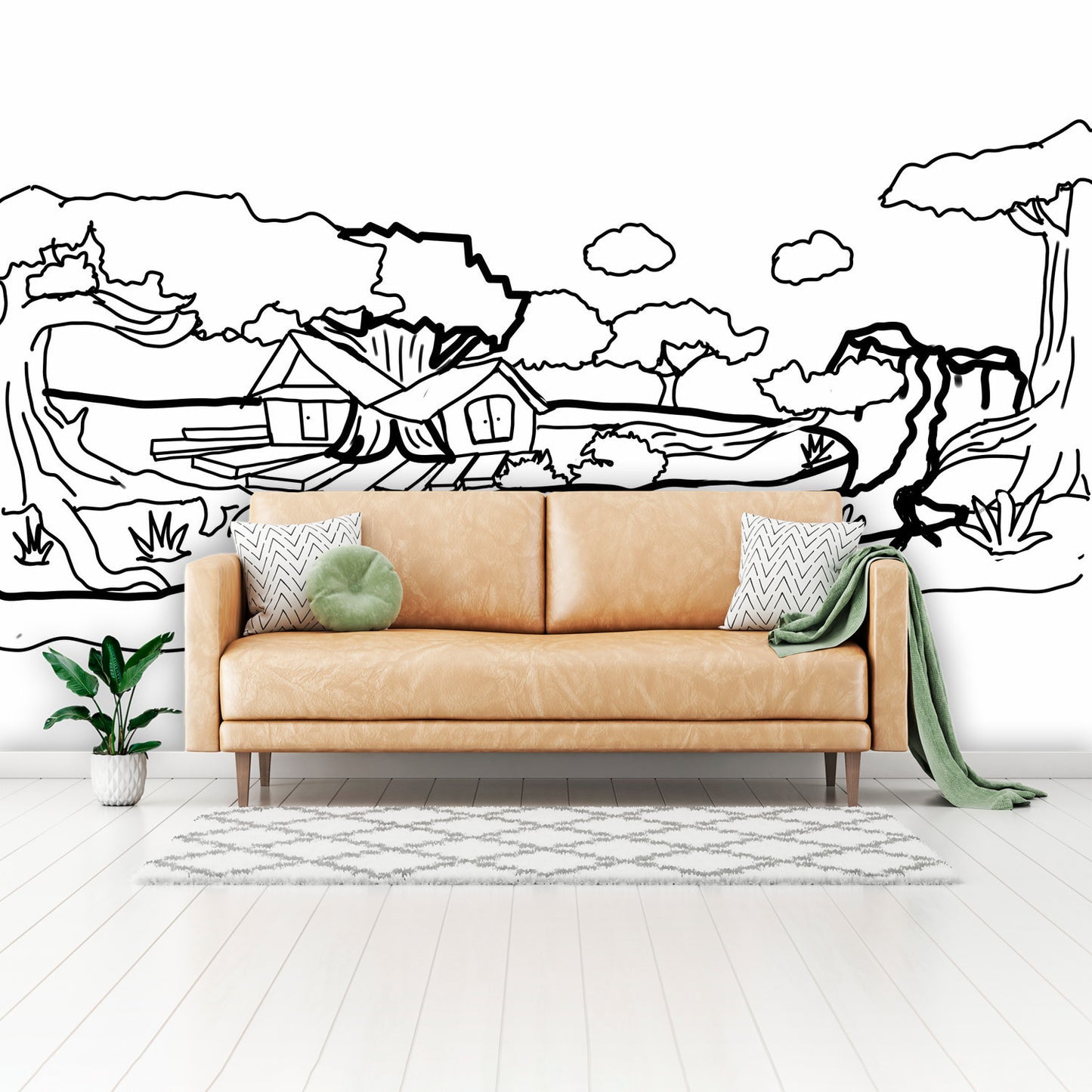 Color my Walls Secret Island Wall Murals